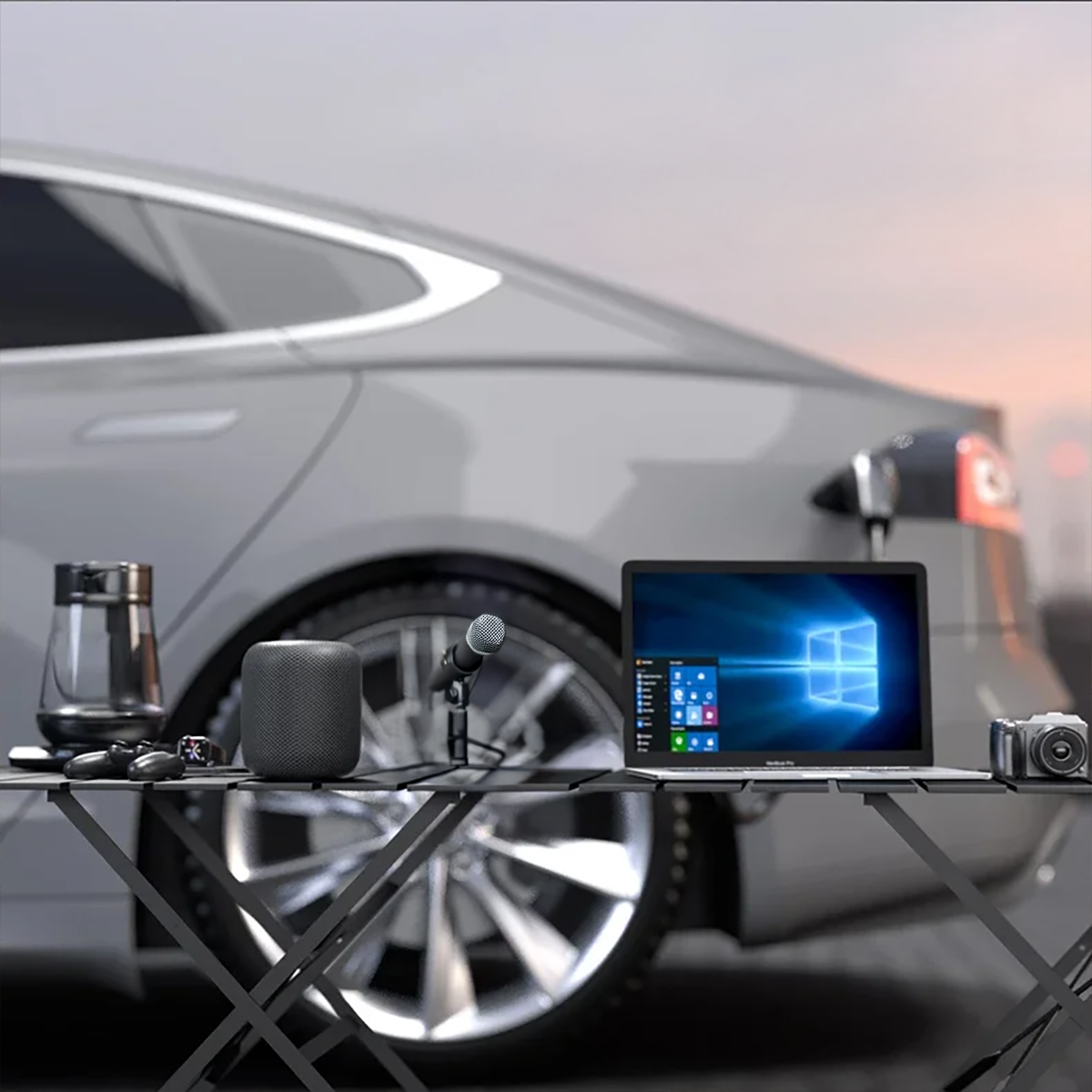 V2L Type 2 電動車三位插座取電器 (便攜式電動車供電裝置)
