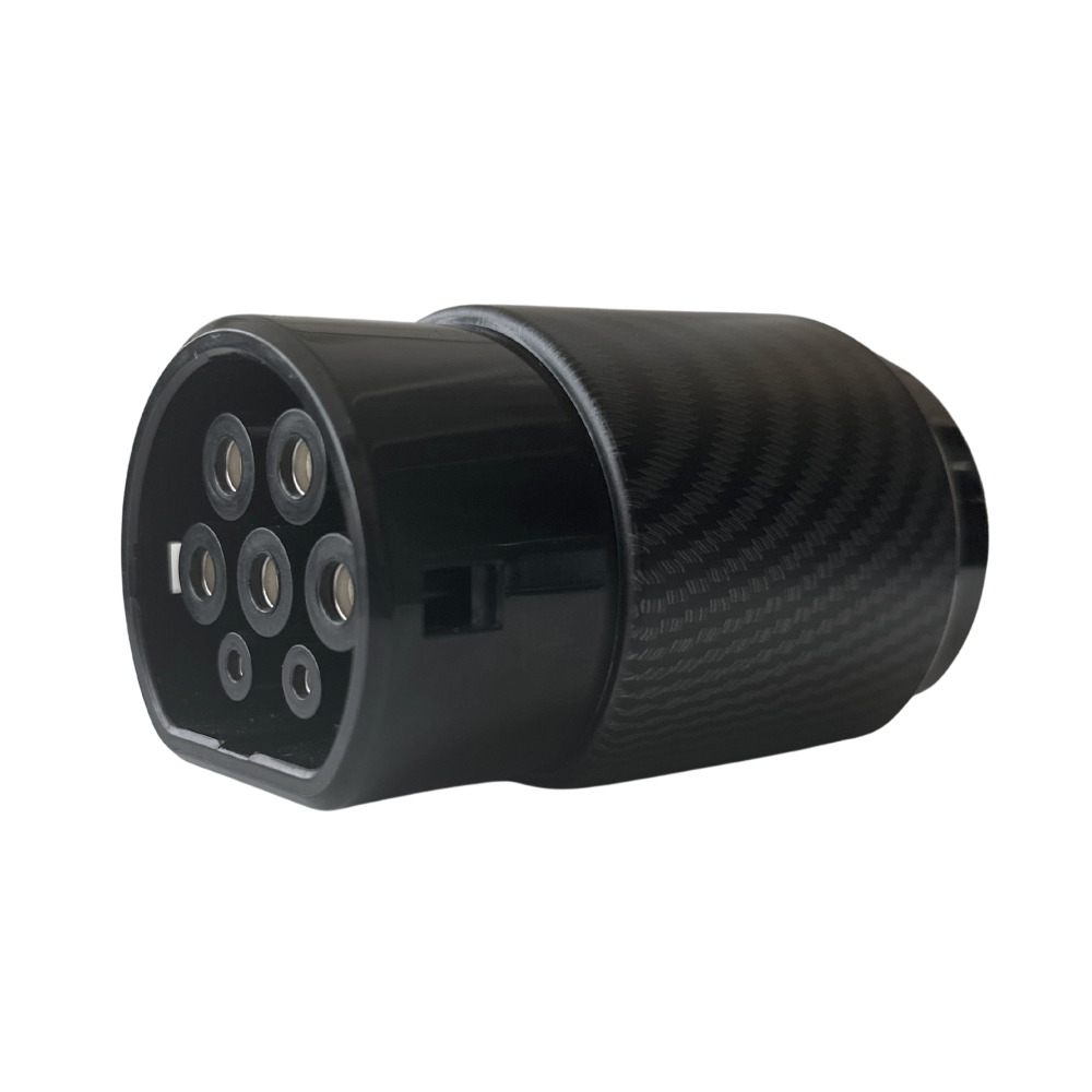 EVLIFE 港車北上 GBT 轉 TYPE 2 轉接器 (碳纖款)