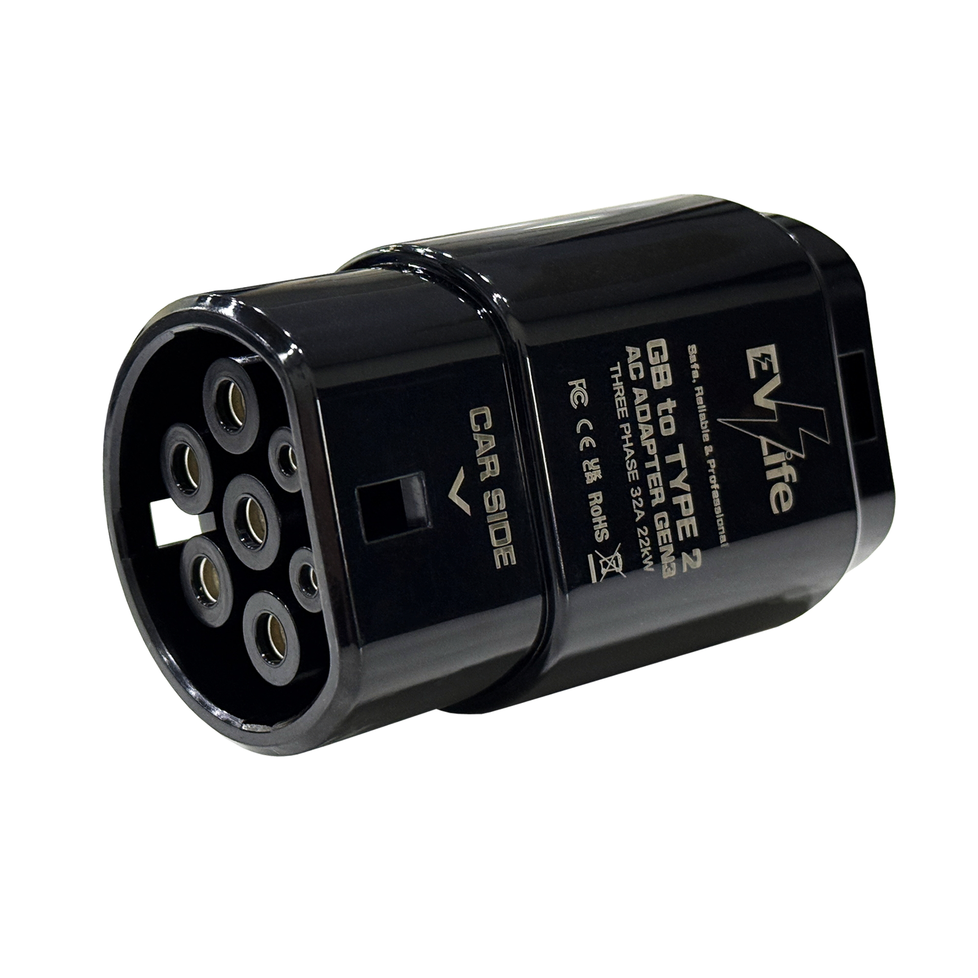 EVLIFE 港車北上 GBT 轉 TYPE 2 轉接器