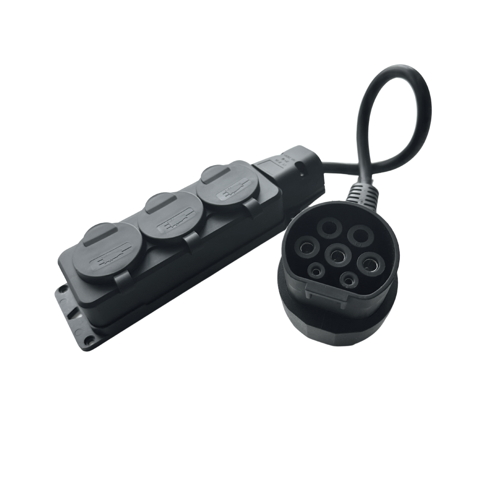 V2L Type 2 電動車三位插座取電器 (便攜式電動車供電裝置)