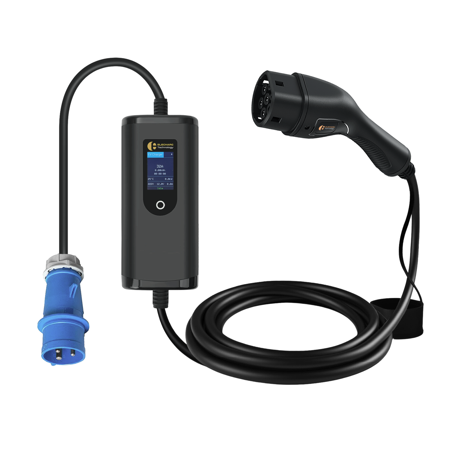 ELECHARG 7kW 工業頭 高端B型保護